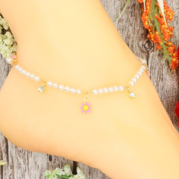 "Dainty Anklet for Women – Elegant Everyday Jewelry & Perfect Gift | MLCRC1166 - Picture 5 of 10